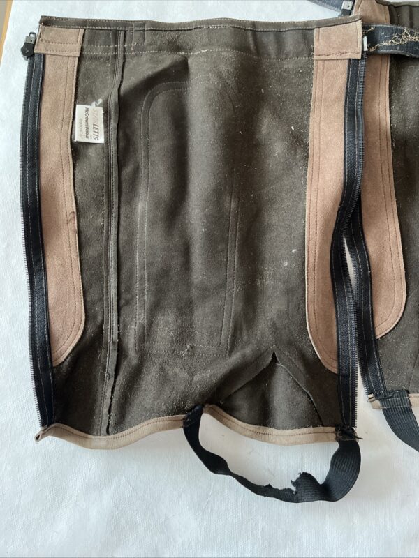 Brown adult chaps - Image 6