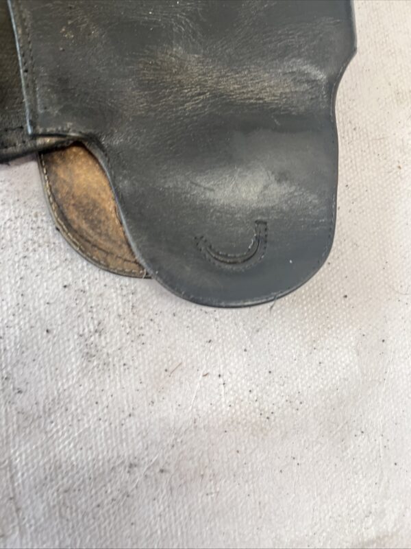 Black leather gaiters - Image 3