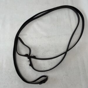 54” brown leather reins