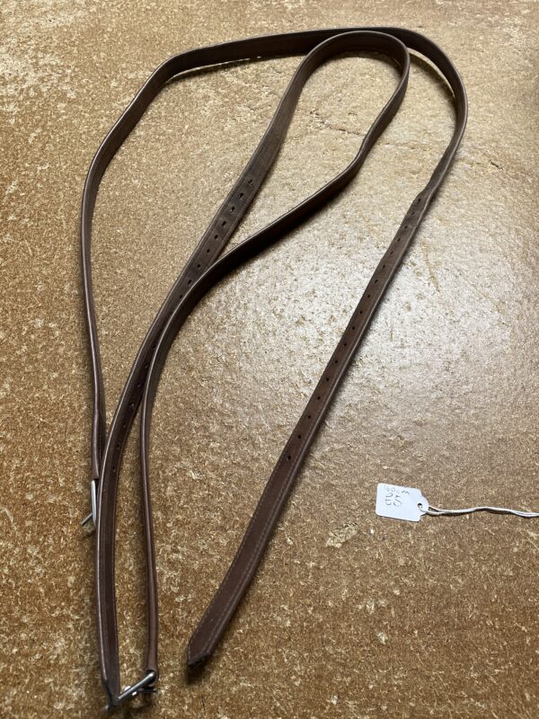 160cm brown stirrup leathers