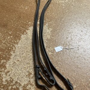 140cm brown leather reins