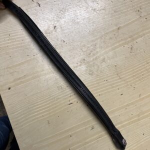 17.5” black browband