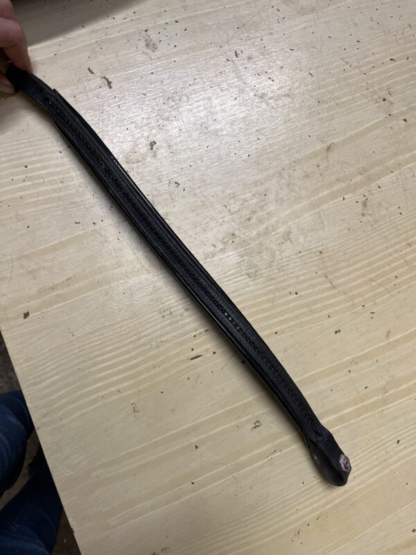 17.5” black browband
