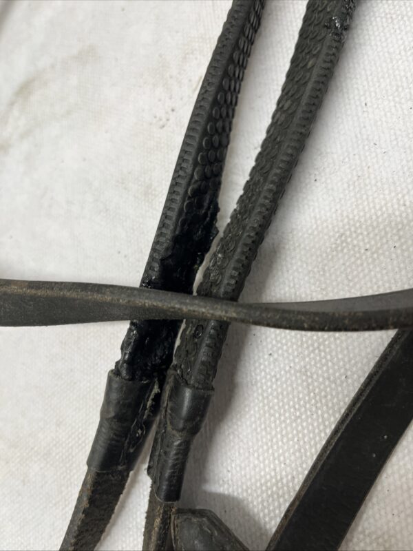 56” black rubber reins - Image 4