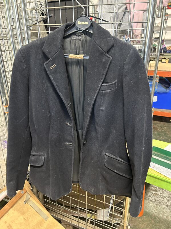 Women’s black wool hunting jacket 38
