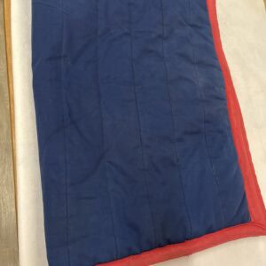 Full blue poly pads saddle pad
