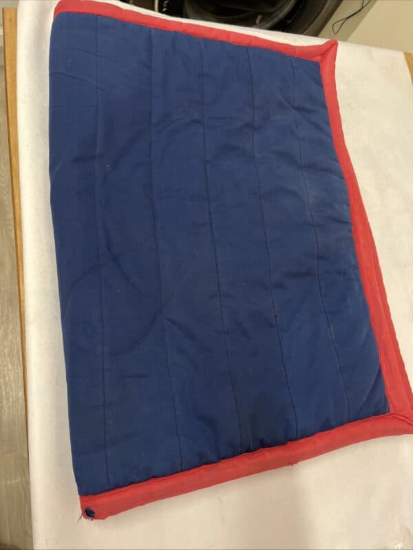Full blue poly pads saddle pad