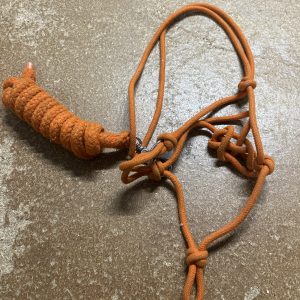 Rope head collar and lead rope