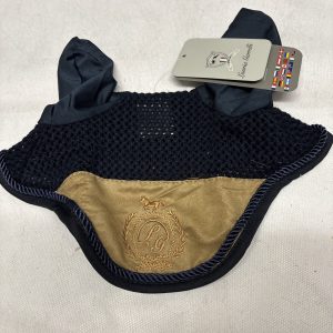 Cob new navy and brown ear bonnet