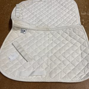 Pony white saddle pad