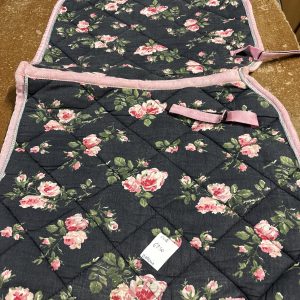 Cob floral saddle pad