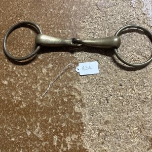 5 1/2” brass snaffle