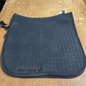 Cob black saddle pad