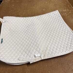 M Nuumed white saddle pad