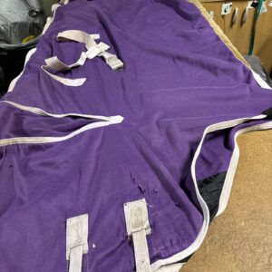 6’ shires purple fleece