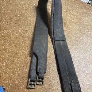 53” brown leather girth