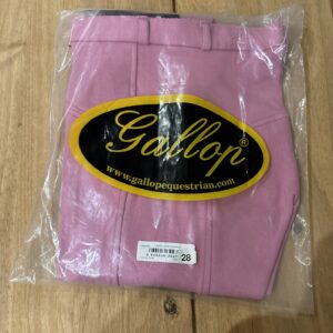 New 28” pink gallop jodphurs
