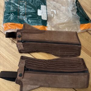 Brown c13/L13 half chaps new