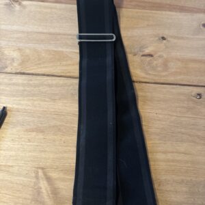 Full black elasticated surcingle