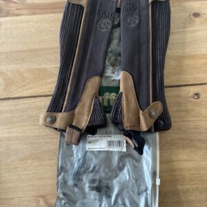 Child’s medium brown half chaps