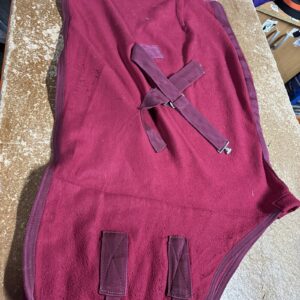3’6 burgundy fleece
