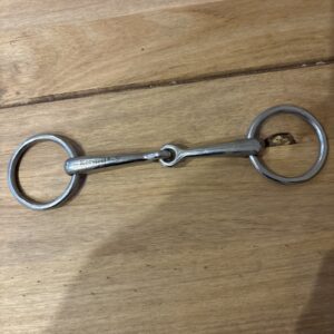 5” single jointed loose ring snaffle
