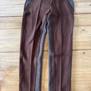 36” ladies brown check jodphurs new