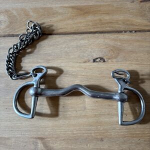 5 1/2” ported kimblewick with curb chain