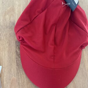 Red shires hat silk new