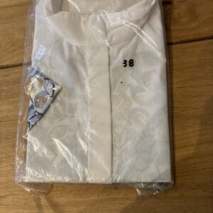 38” (size 14) white show shirt
