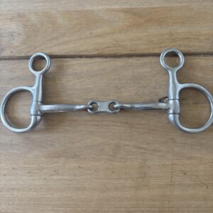 6” hanging cheek snaffle