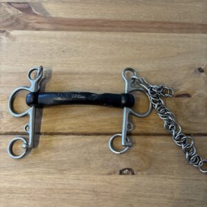 5 3/4” centaur vulcanite sliding cheek pelham