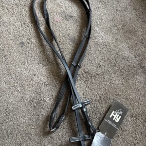 NEW HY pony web reins black