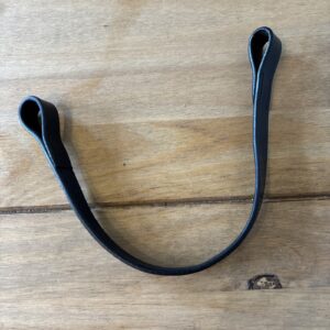 15.5” (cob) plain black browband