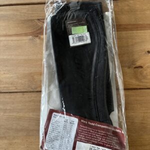 New black medium tall half gaiters