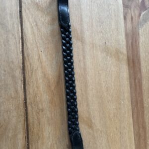 Small pony black plaited browband
