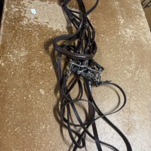 Full brown lemetex double bridle
