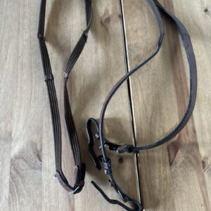 56” brown webbed reins