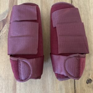 Pony burgundy sport boots