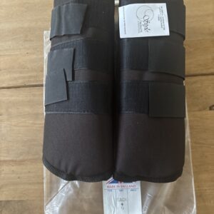 Full black tendon boots new