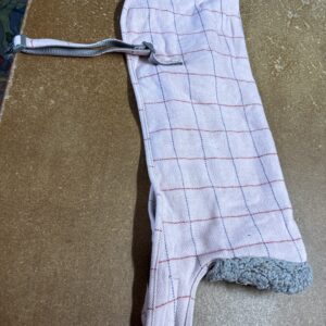 Xl pink tweed dog fleece