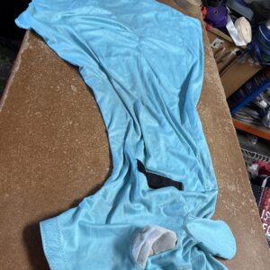 Large blue snuggy hood head and neck
